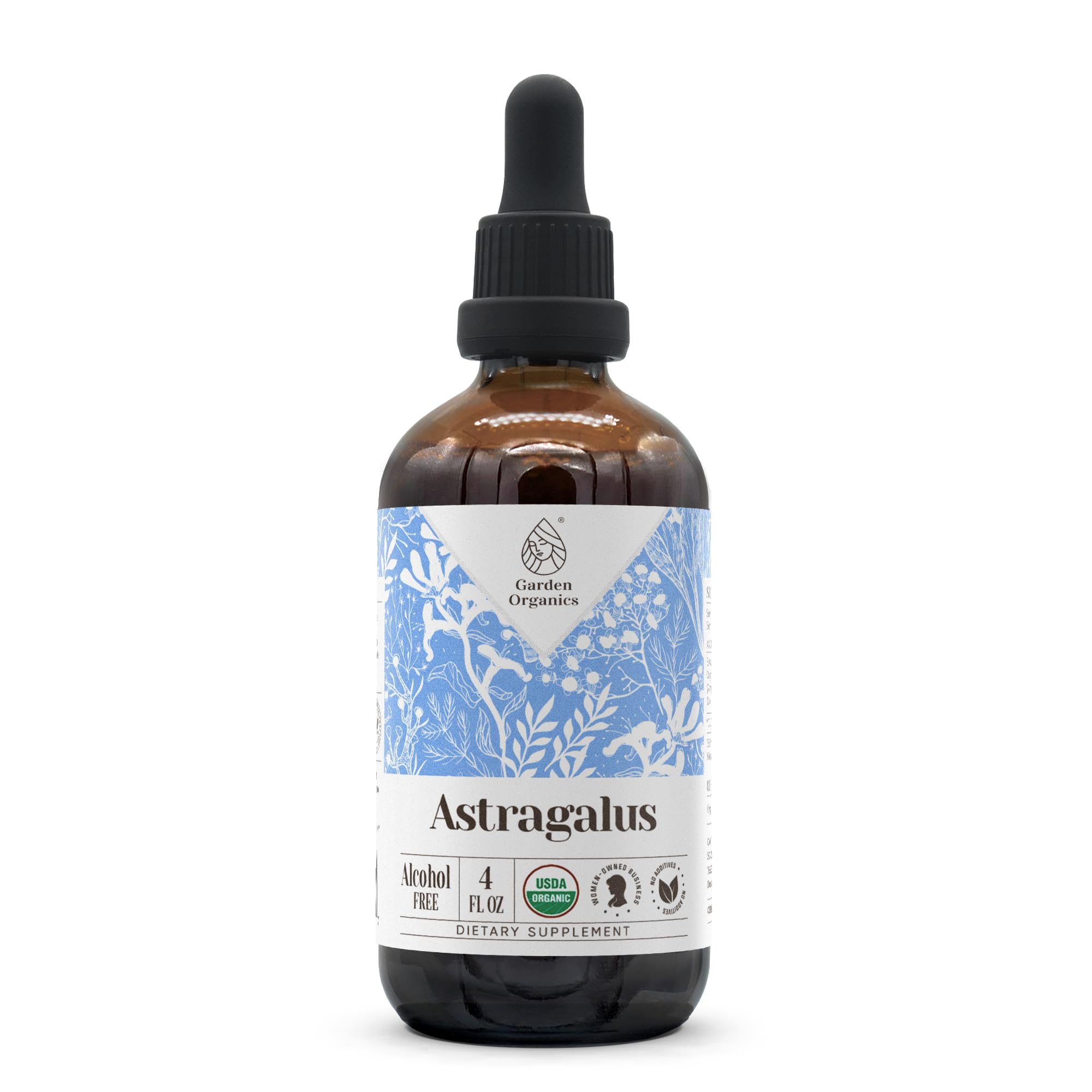 Garden Organics Astragalus dried root 4oz for daily immune support and vitality.