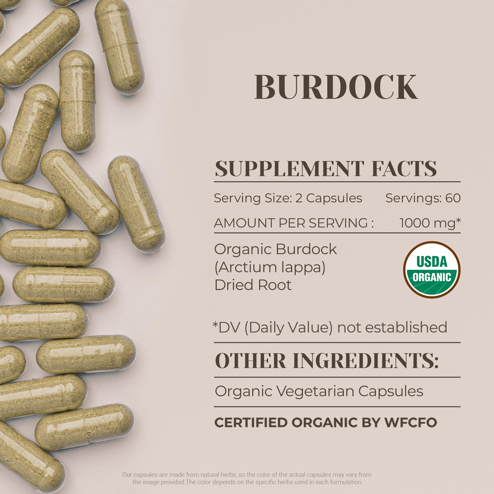 Garden Organics lab-tested burdock bottle for purity and trust