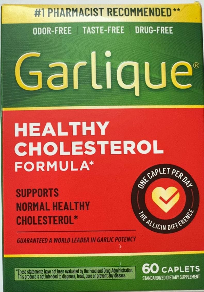 Garlique garlic caplets pack of 2 bottles for convenient daily routine.
