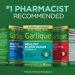 Garlique high potency allicin imagery signals strong garlic concentrate.