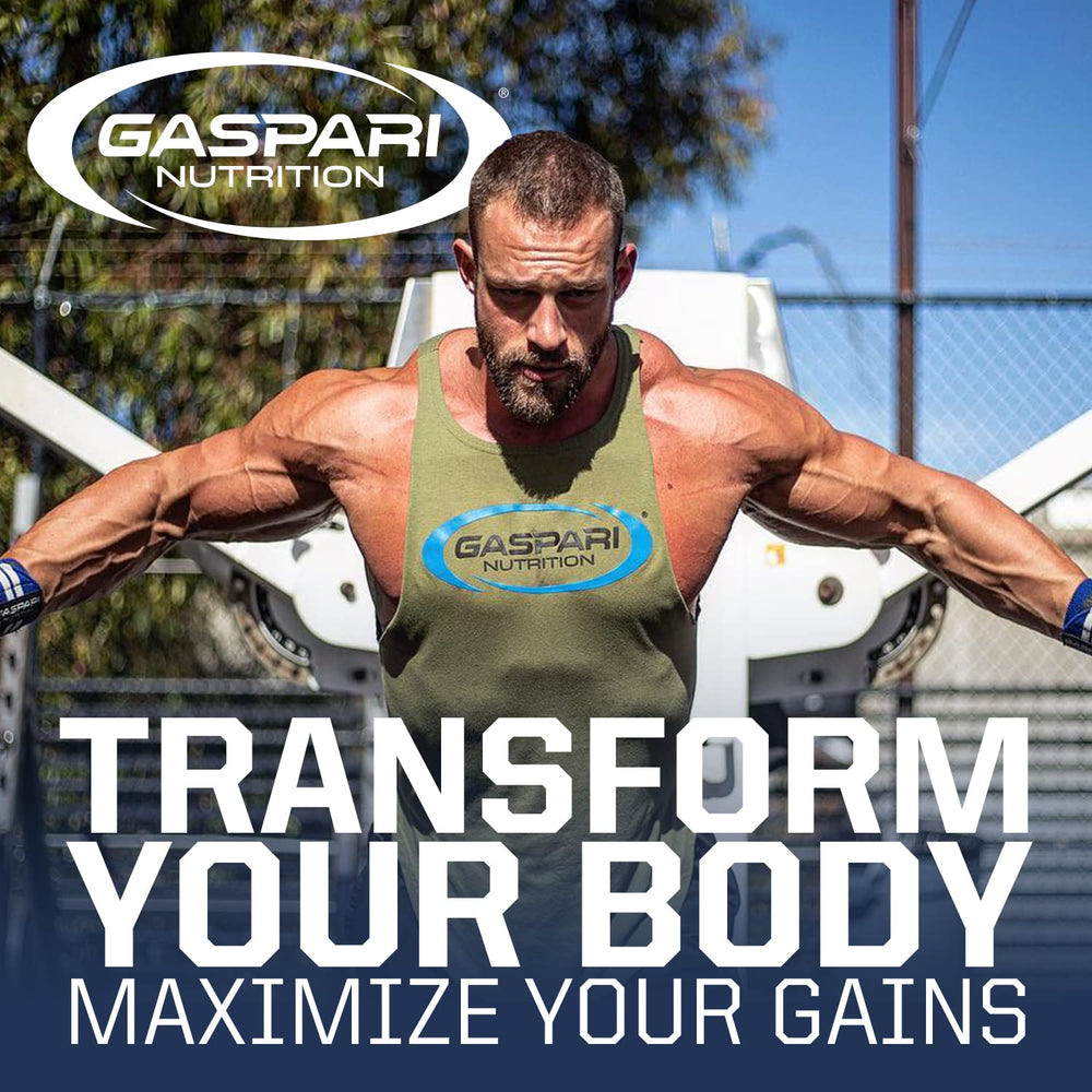Gaspari Creatine Monohydrate dissolving in glass to support workouts.