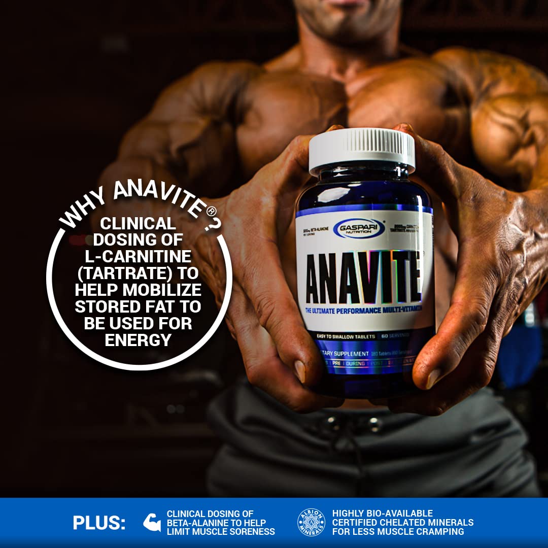 Gaspari Nutrition Anavite daily use scene with active lifestyle