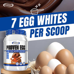 Gaspari Nutrition Proven Egg keto-friendly label on tub