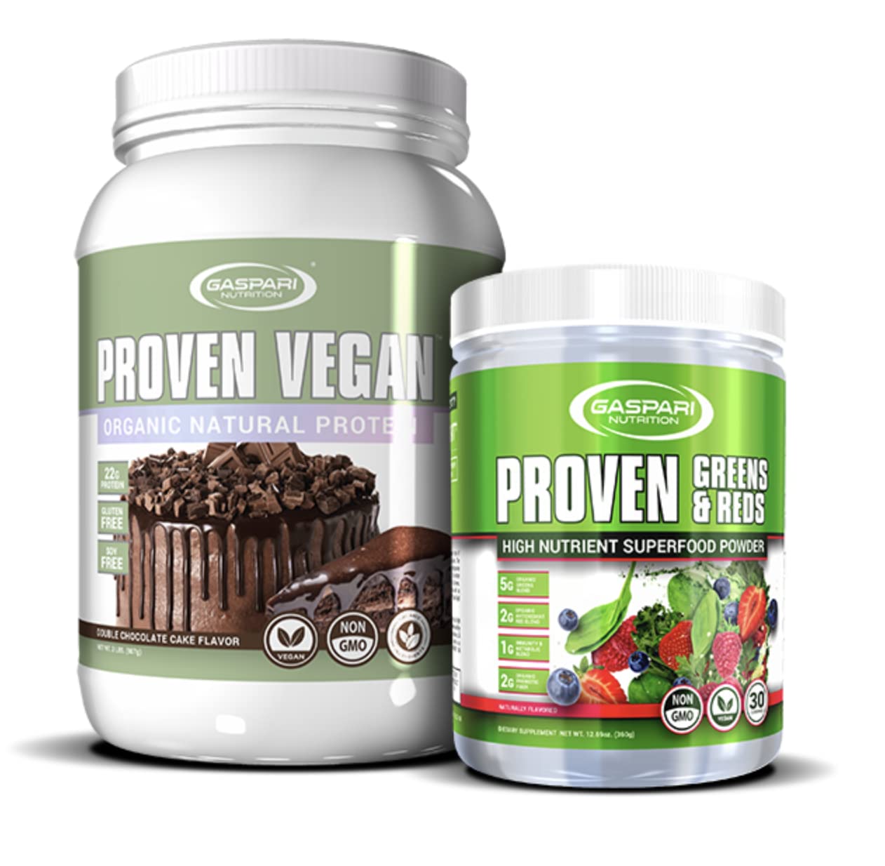 Gaspari Proven Vegan Protein shake glass demonstrates creamy chocolate flavor for hydration.