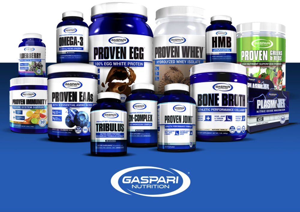 Gaspari Proven Vegan Protein usage image shows versatile mixing in smoothies and oats.