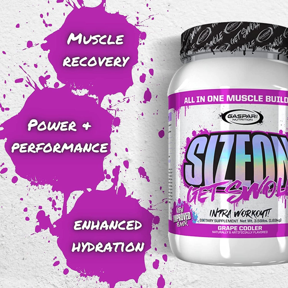 Gaspari SizeOn amino-acid powder mix enables quick fueling