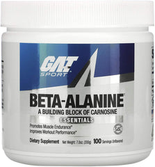 GAT SPORT Beta Alanine Powder dissolving in water before training.