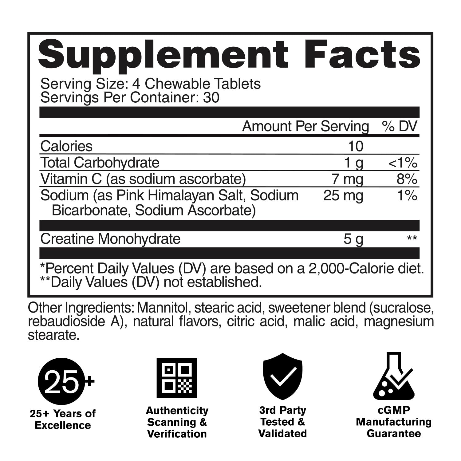 GAT SPORT Creatine Chews Zero Sugar - flavor without sugar crash.