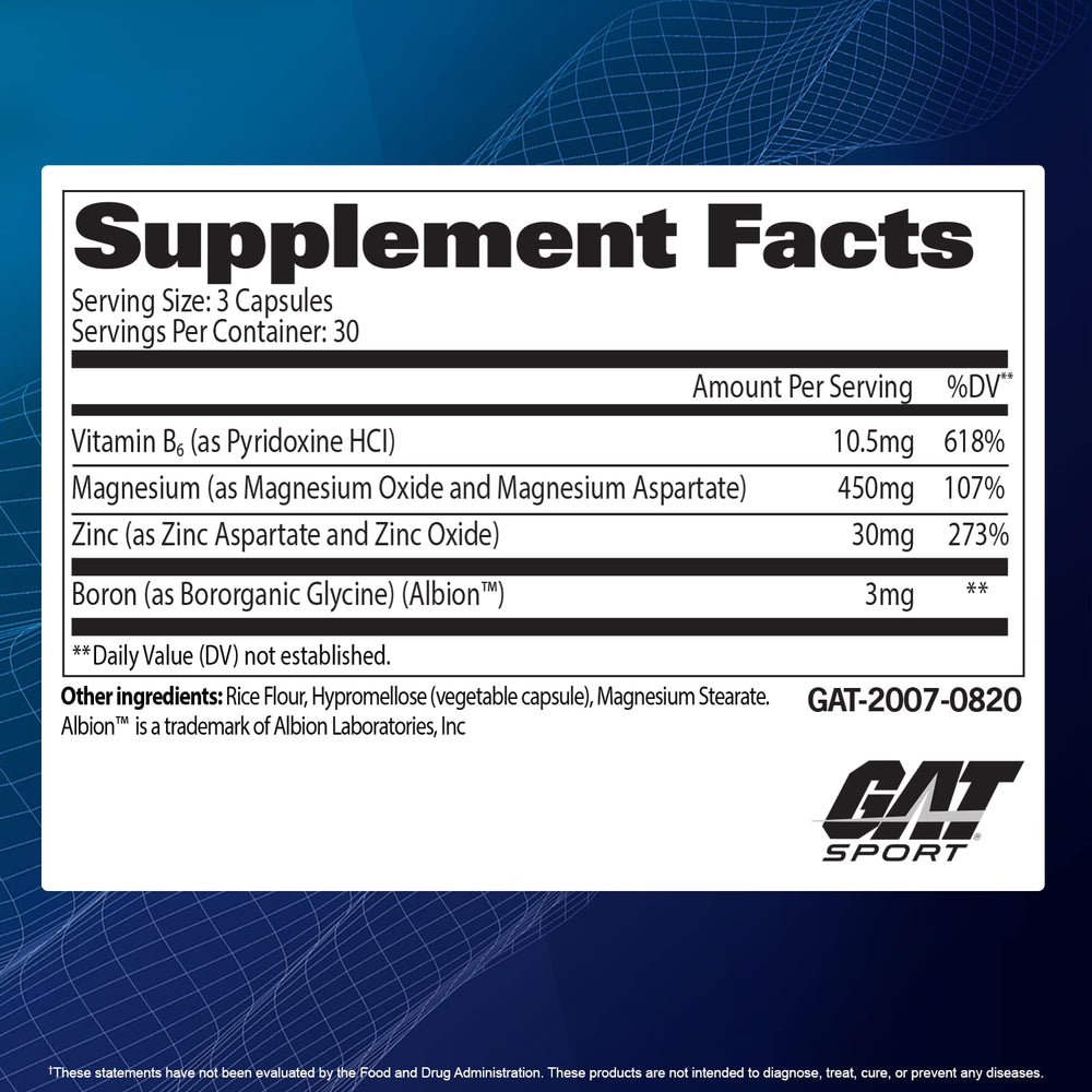ZMAG-T bottle on nightstand suggesting improved sleep recovery.
