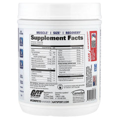 GAT SPORT JetMass front label with ingredients and serving details for easy use