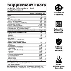 GAT SPORT Nitraflex Fruit Punch powder jar close-up highlights premium formula and flavor.