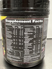 GAT SPORT Nitraflex KAOS Berry Lemonade pour shows fast-dissolving powder in water.