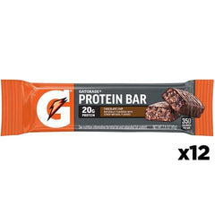 Nutrition panel view for Gatorade Whey Protein Recover Bars Chocolate Chip, showing carbs boost