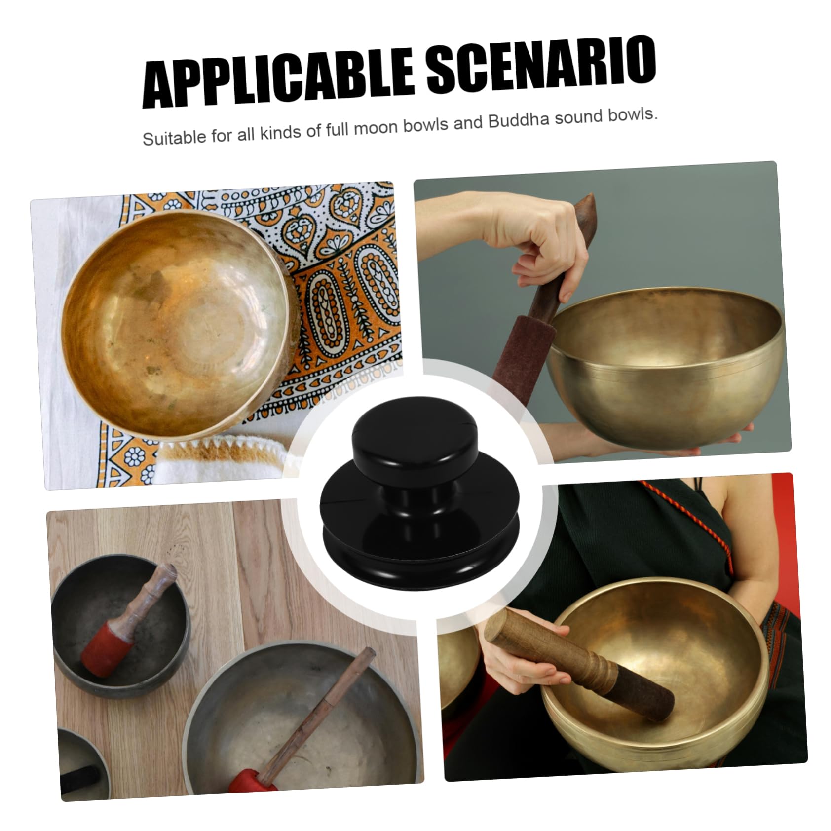 Gatuida portable suction bowl holder saves space on shelves.