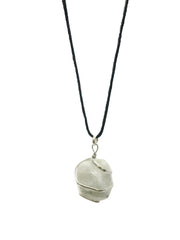 Moonstone tumbled stone close-up showing natural shimmer on Gavya necklace