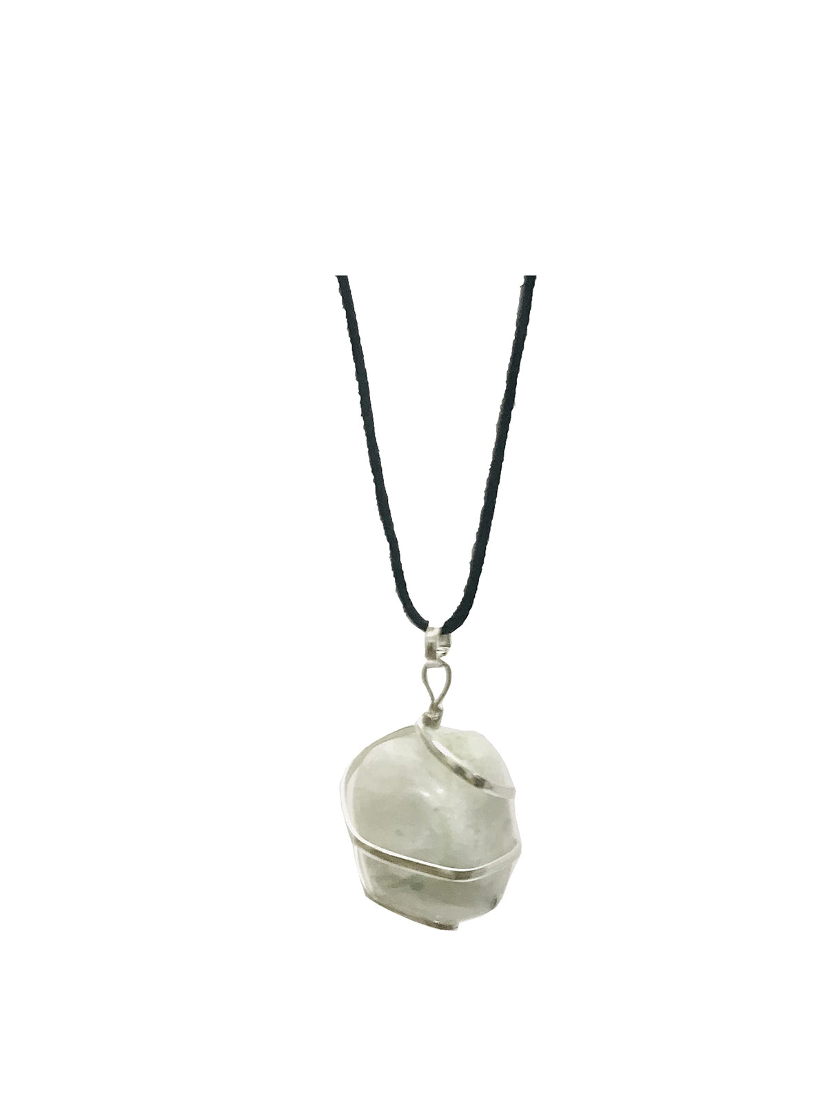 Gavya International raw moonstone necklace pendant enhances intuition and balance