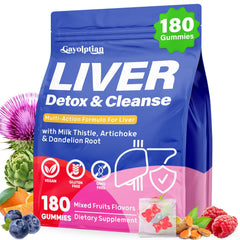 Gayolptian Liver Detox Gummies bottle showcasing daily detox support