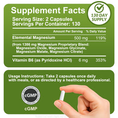 GCUTE 4-in-1 magnesium capsules close-up for versatile mineral support