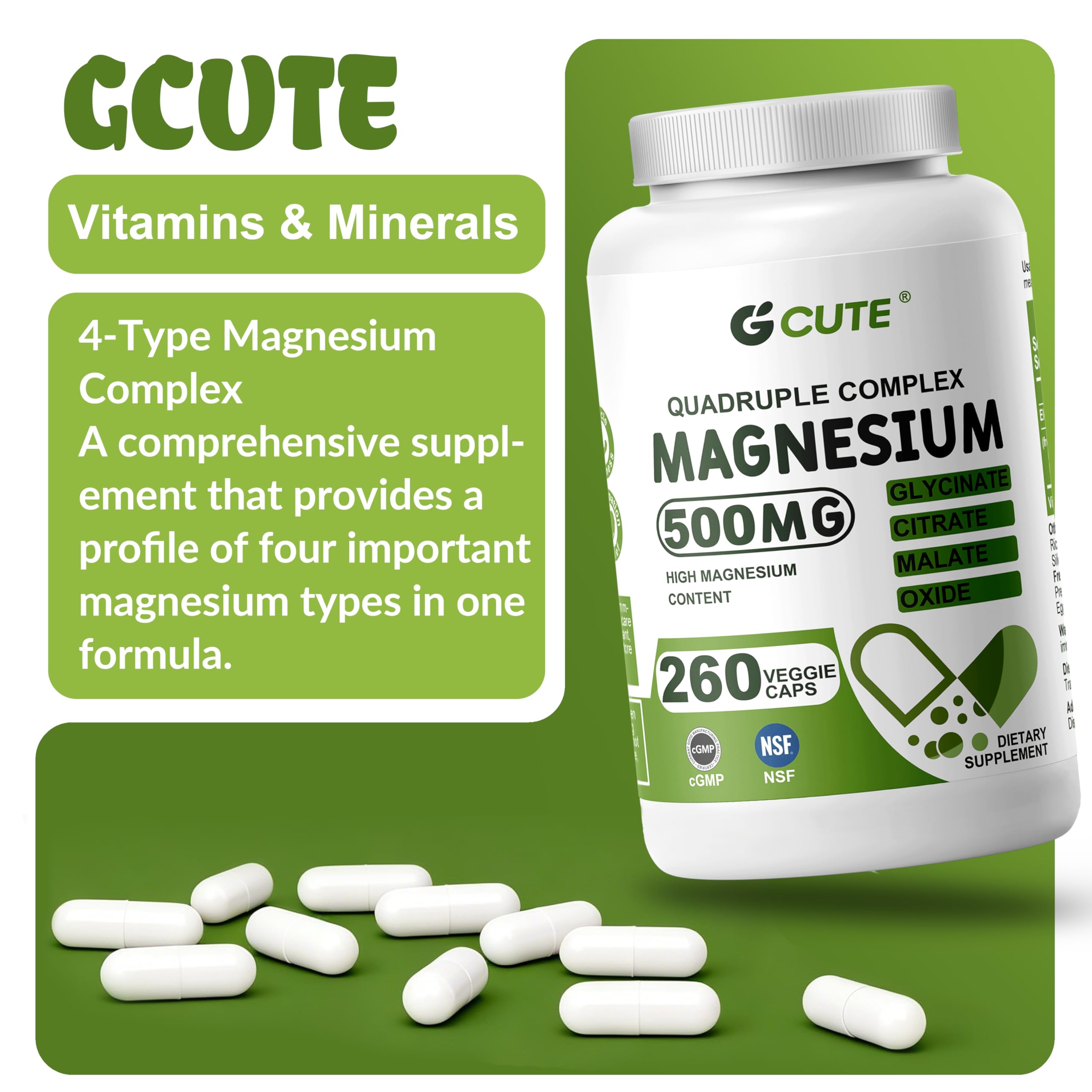 GCUTE vegan HPMC capsules ready to swallow