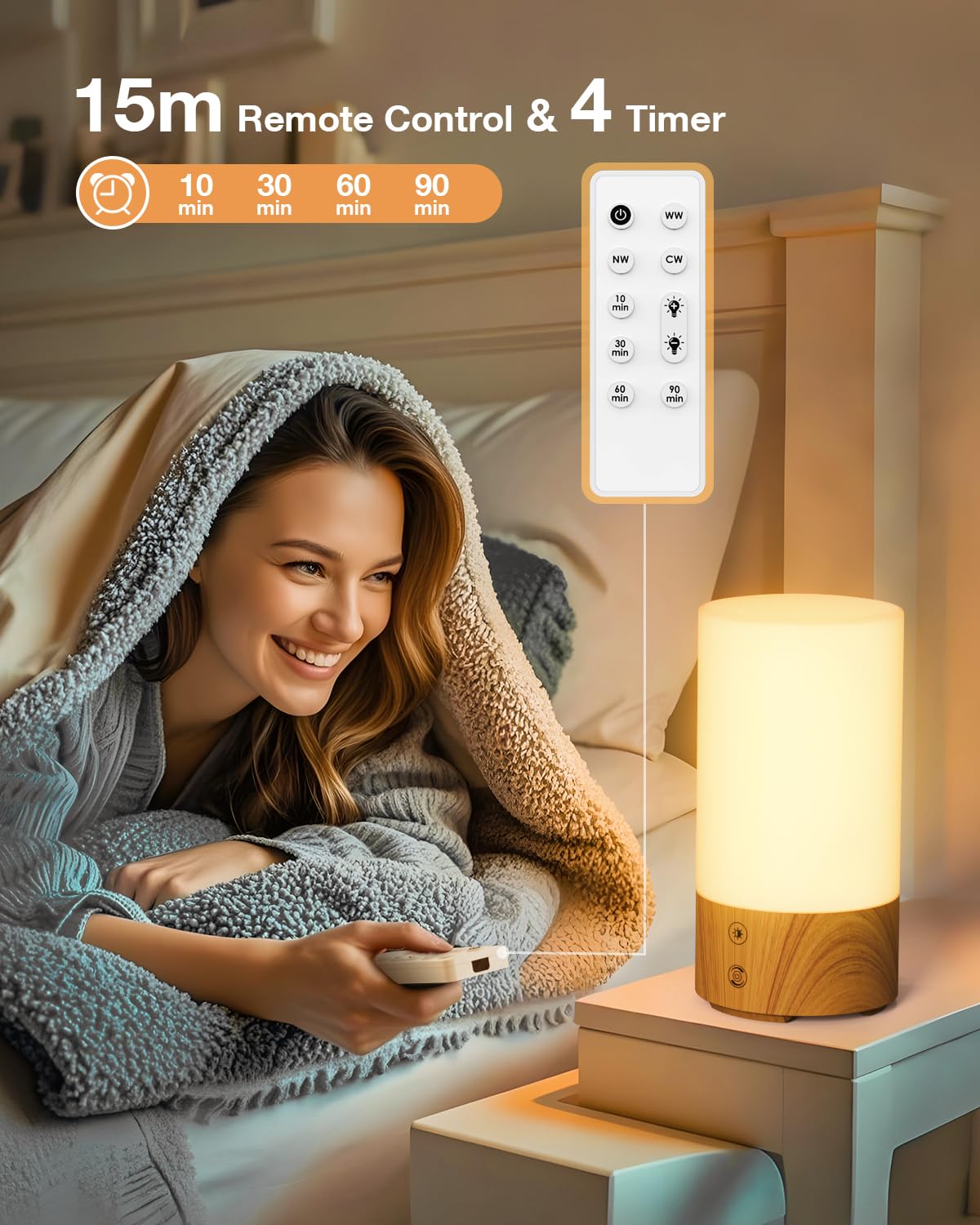Geecent Sun Lamp low glare design blends with any desk or sofa