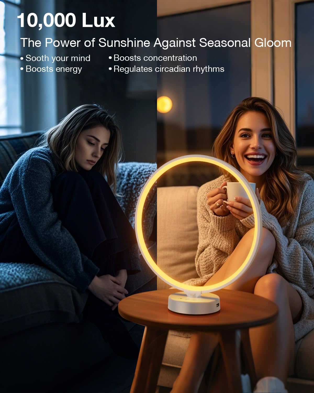 Geecent Sun Lamp remote control demonstrates easy session setup