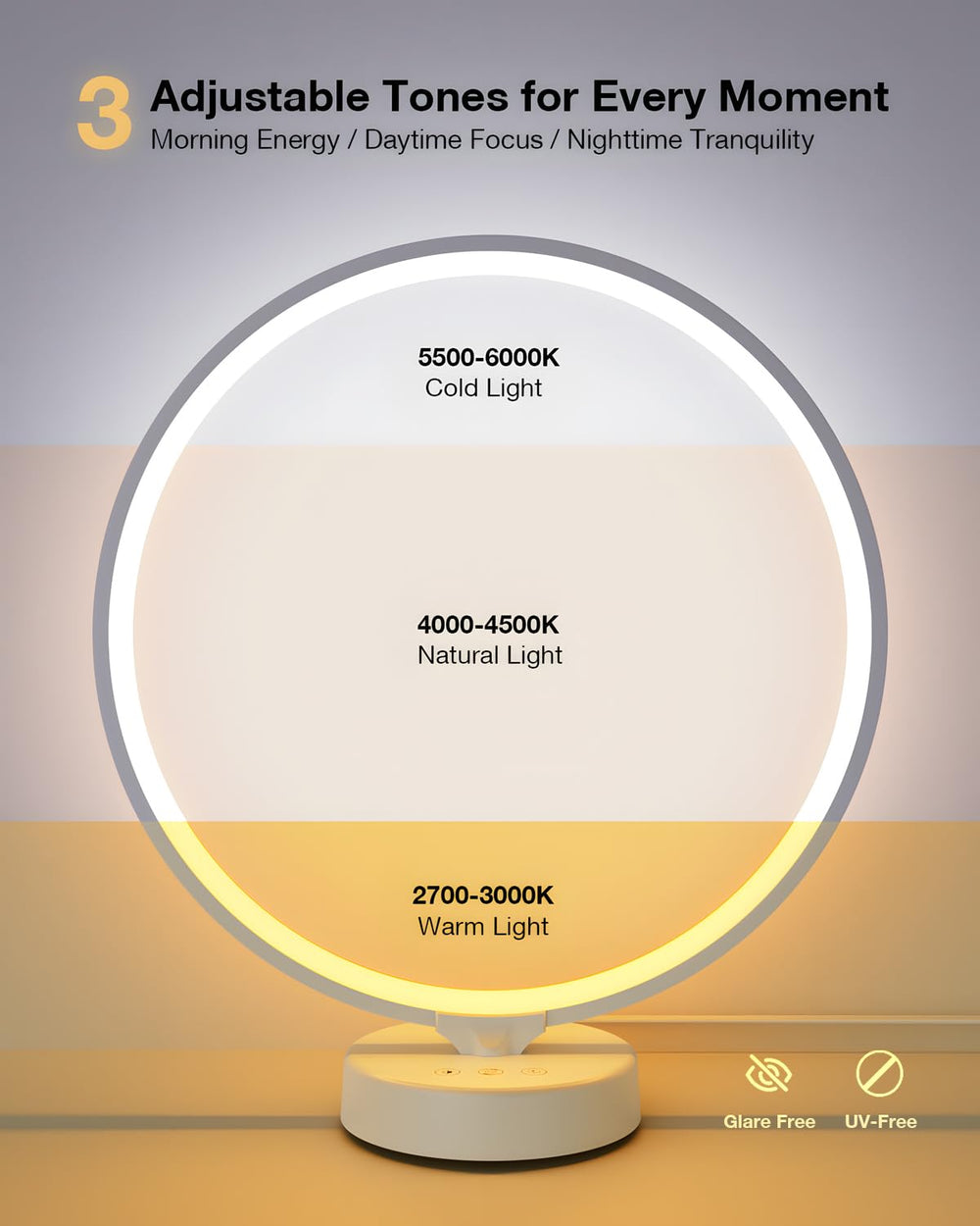 Geecent Sun Lamp timer memory function ready for your next use