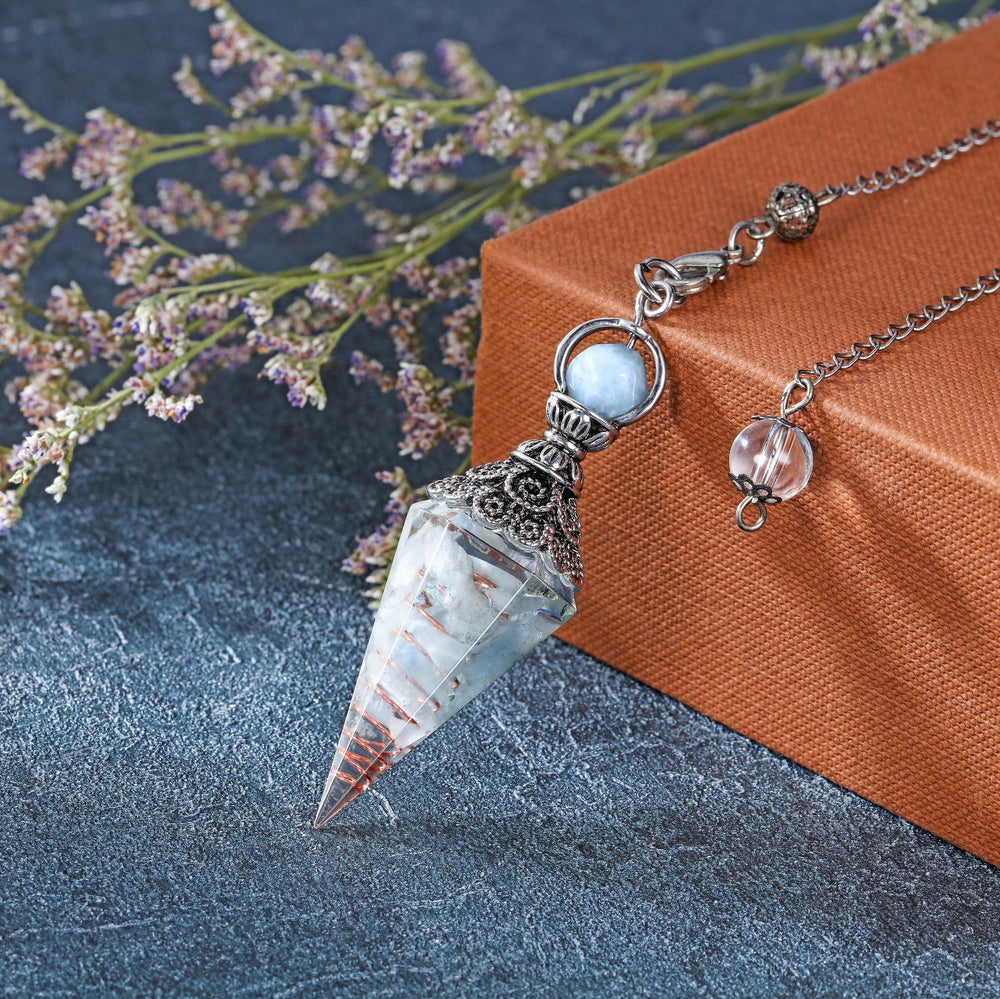 GEHECRST orgone pendulum for energy balancing and focus.
