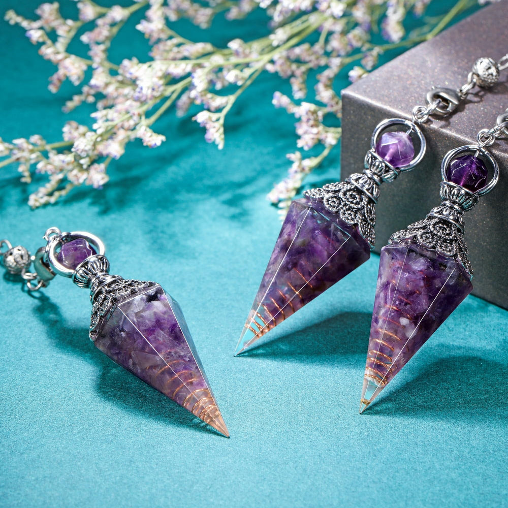 GEHECRST full-length pendulum designed for divination and chakra balancing
