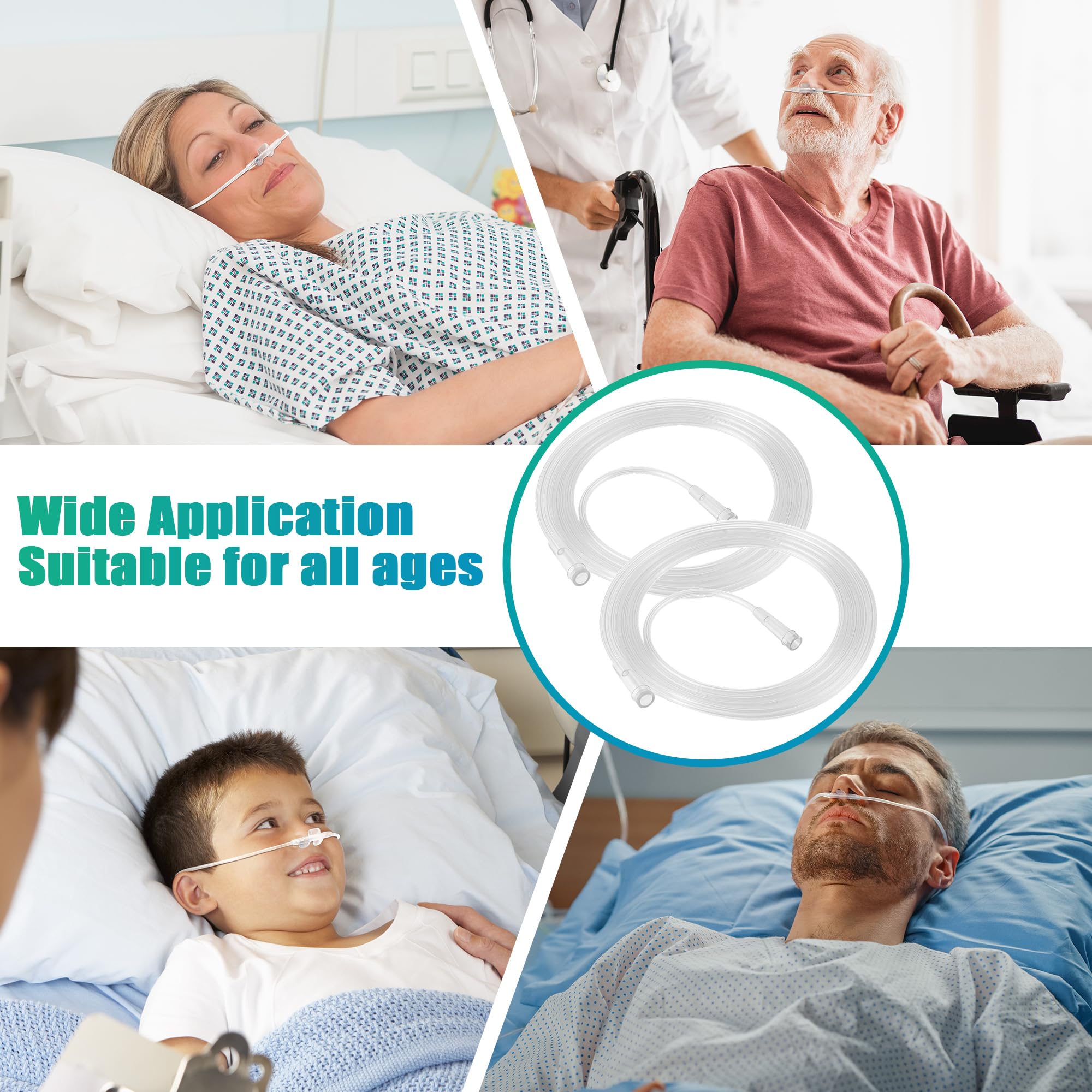 Geiserailie 7ft tubing kit supports home, travel, and bedside setups.
