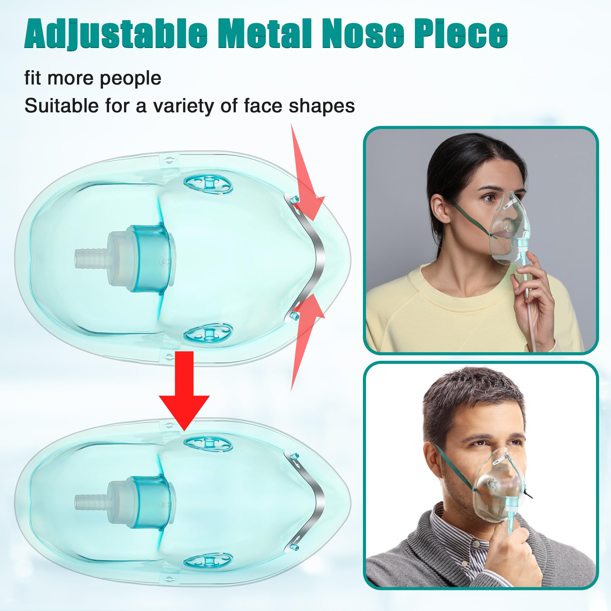 Geiserailie L/XL adult mask featuring a malleable nose clip.