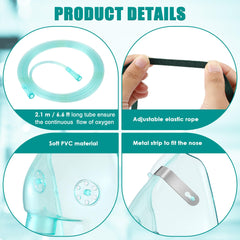 Geiserailie adult mask showing adjustable elastic strap for secure fit.