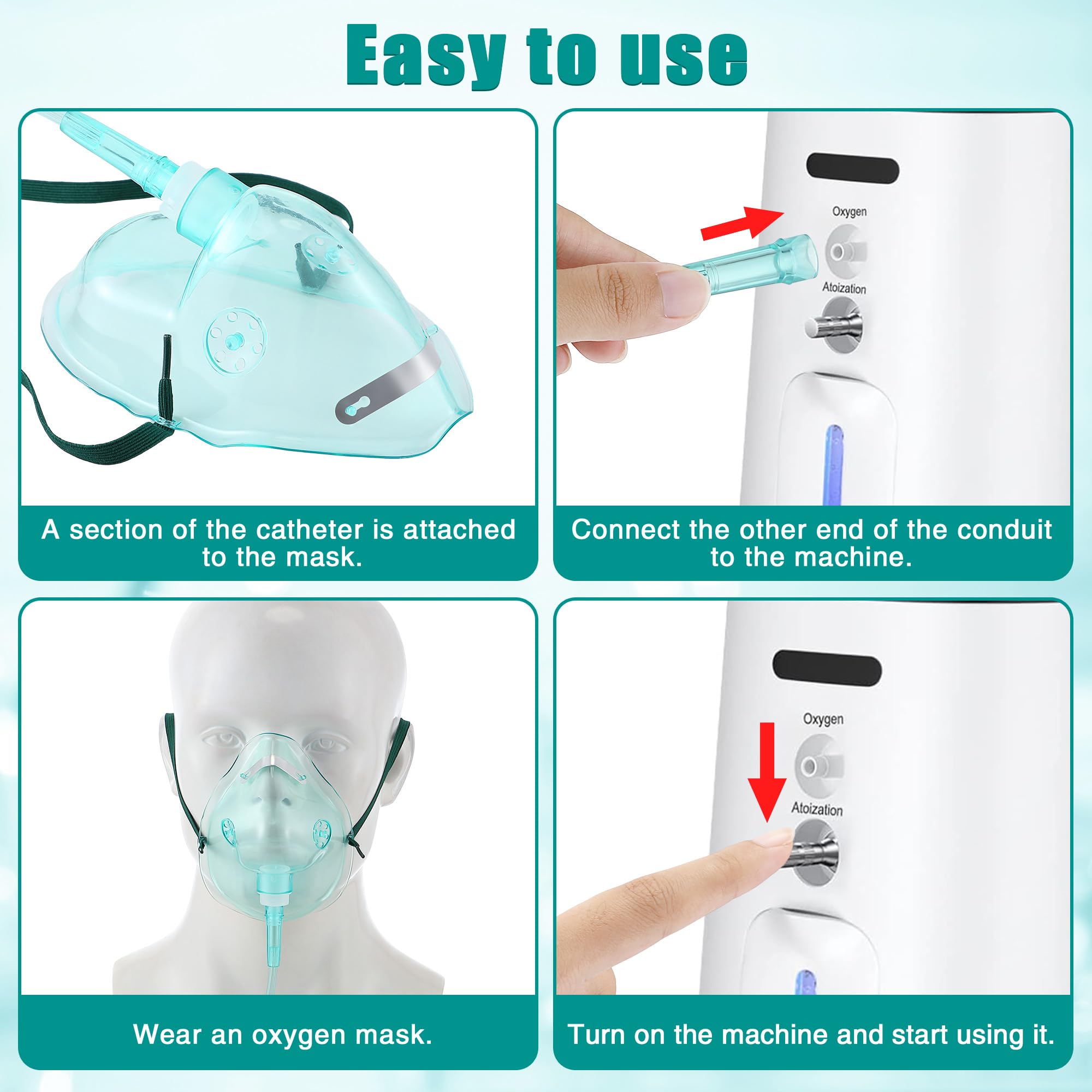 Geiserailie mask with malleable nose clip for precise seal and comfort