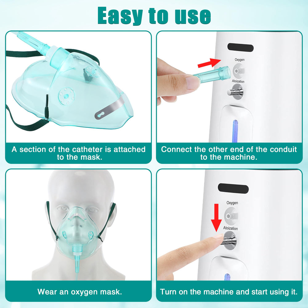 Geiserailie mask made of soft PVC material for gentle wear.