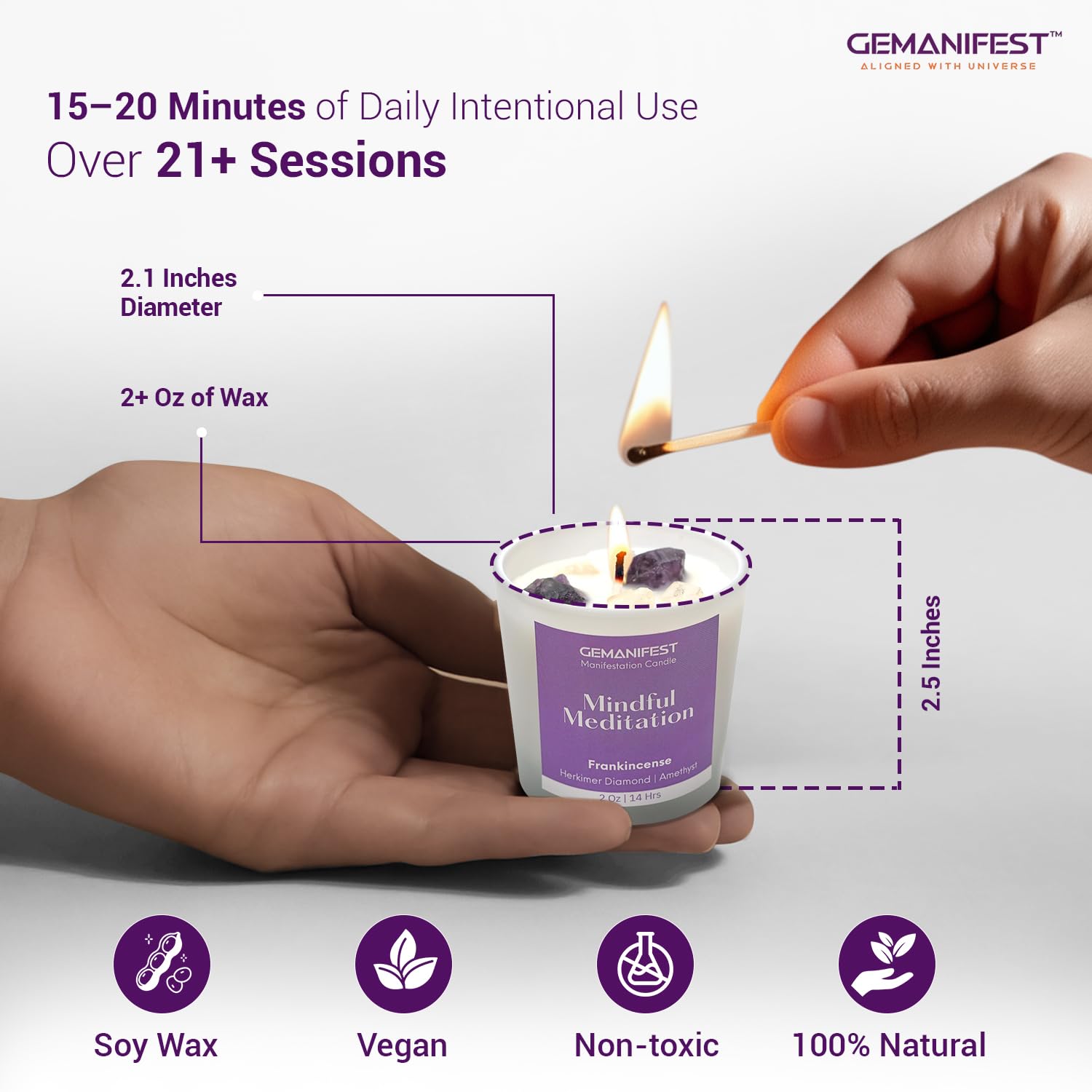 Gemanifest Gift set for mindfulness lovers and spiritual seekers