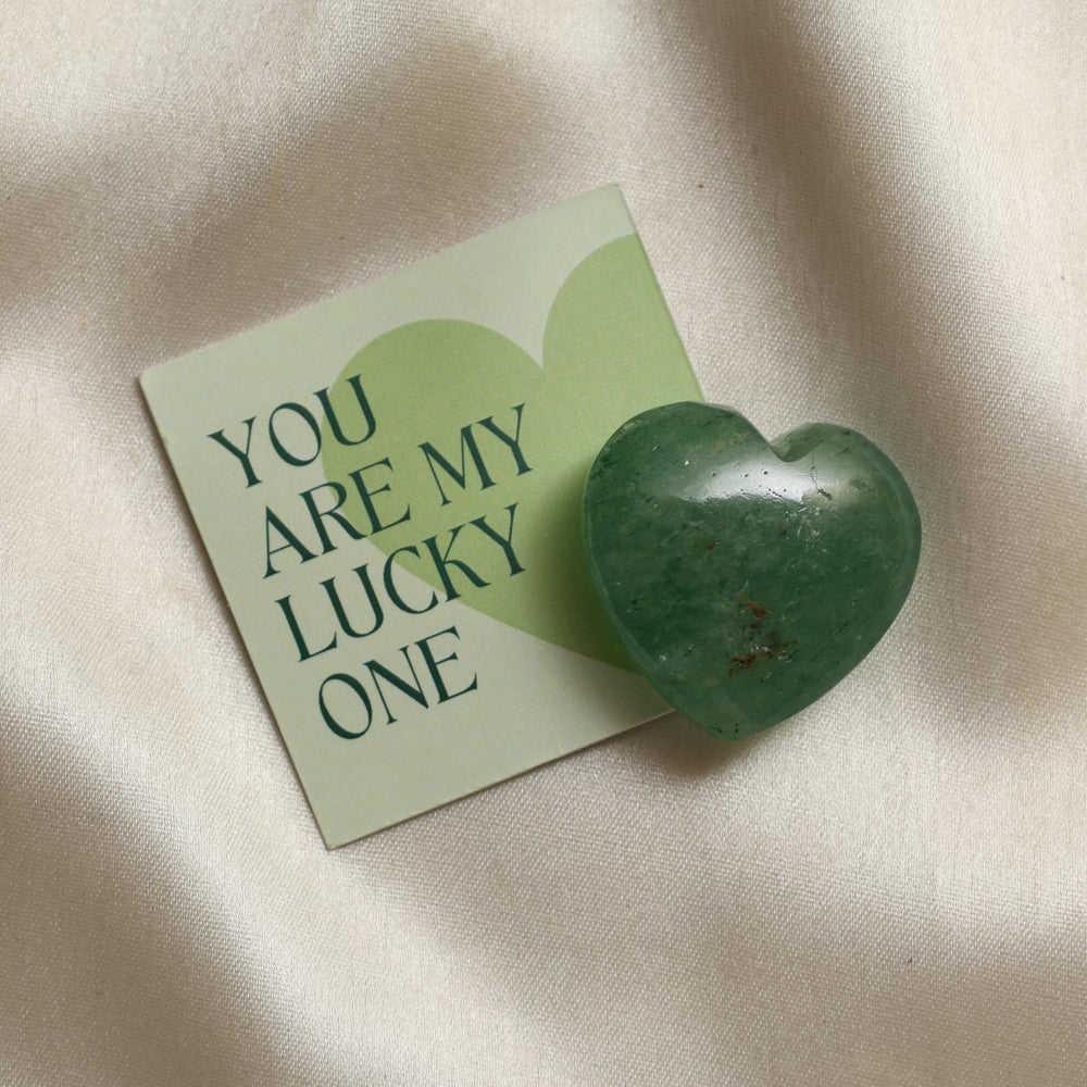 Gemanifest Pocket green aventurine crystal for workspace energy