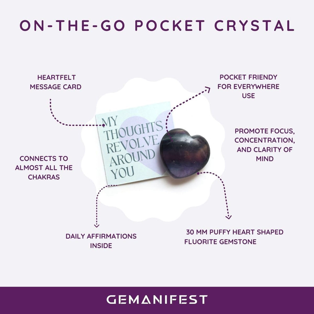 Gemanifest sentiment card adds warmth to gift.