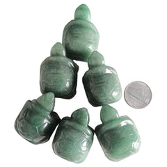 Gemgogo pocket-carved tortoise decor supports meditation spaces.