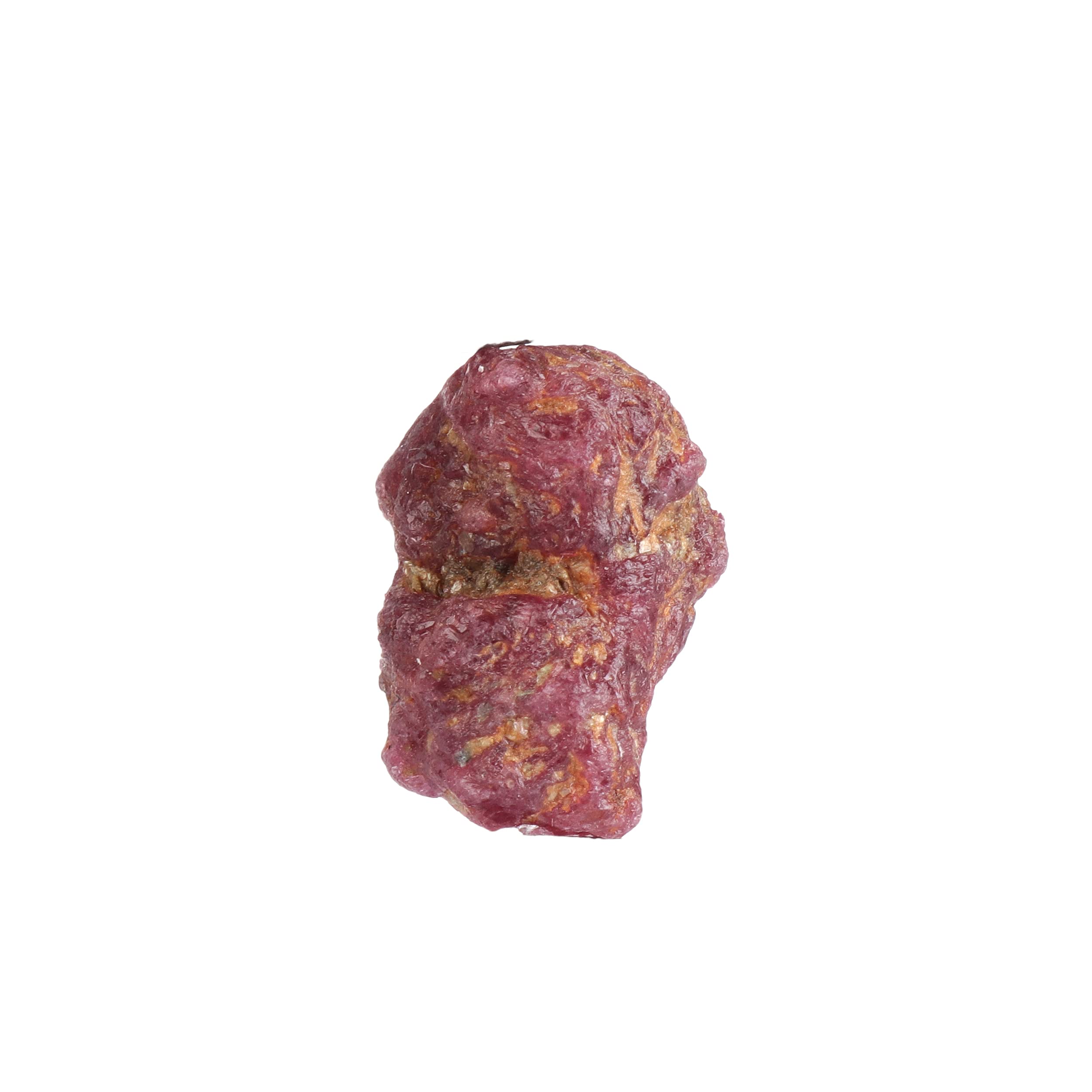 Gemhub star ruby raw crystal showing vibrant red color for jewelry making
