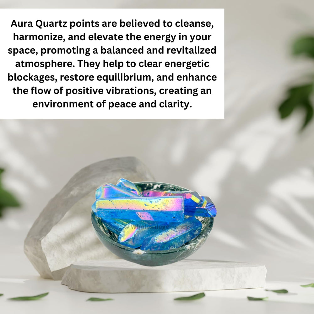 GEMSCITE Aqua Aura Quartz decor-table accessory highlight
