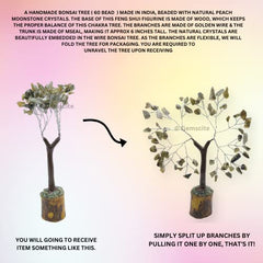 GEMSCITE feng shui gemstone tree enhances decorative balance in any room