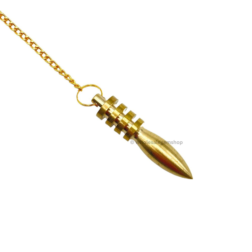 GEMSCITE pendulum chain showing 6-inch length for stable movement.