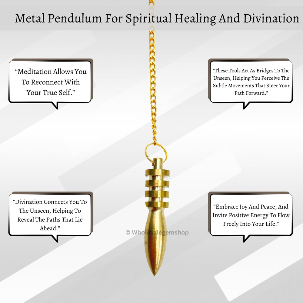 GEMSCITE pendulum during meditation for steady feedback and concentration.