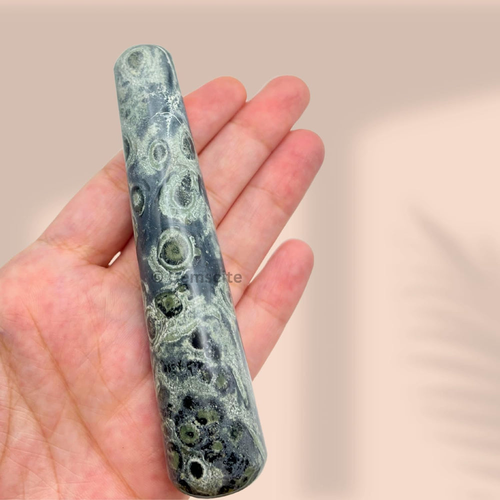 GEMSCITE kambaba jasper massage wand gift ready packaging for a thoughtful present