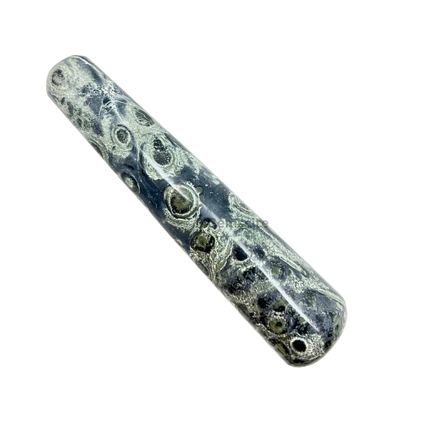 GEMSCITE kambaba jasper massage wand in hand for portable grounding rituals