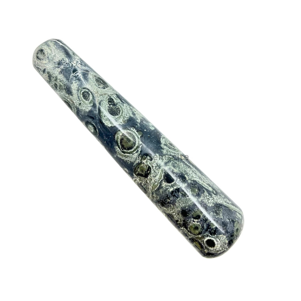 GEMSCITE kambaba jasper massage wand in hand for portable grounding rituals