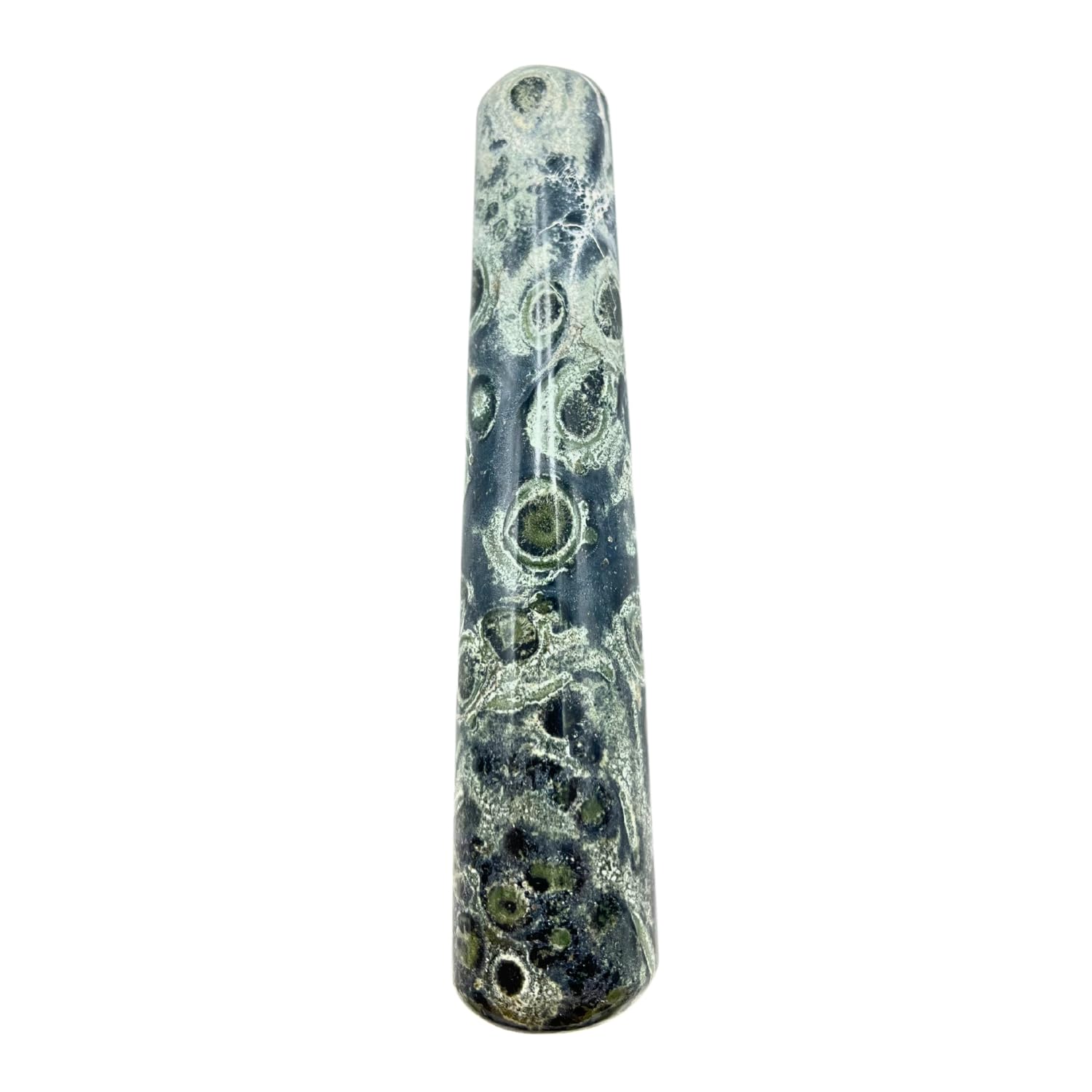 GEMSCITE kambaba jasper massage wand rounded for grounding and calm