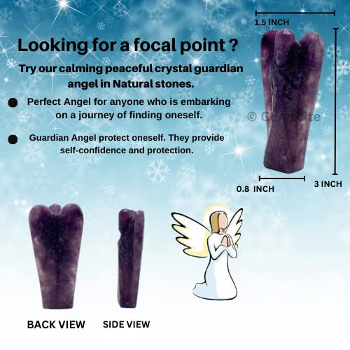 GEMSCITE Lepidolite energy symbol highlights calm and focus.