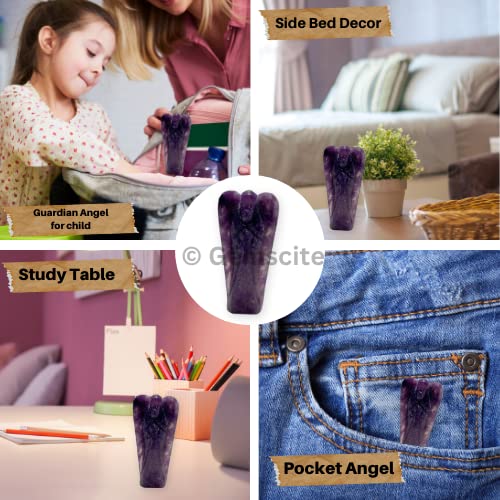 GEMSCITE Lepidolite Reiki and feng shui companion for mindful spaces.