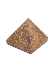 GEMSCITE Mariyam Pyramid with velvet pouch ready for chakra practice.