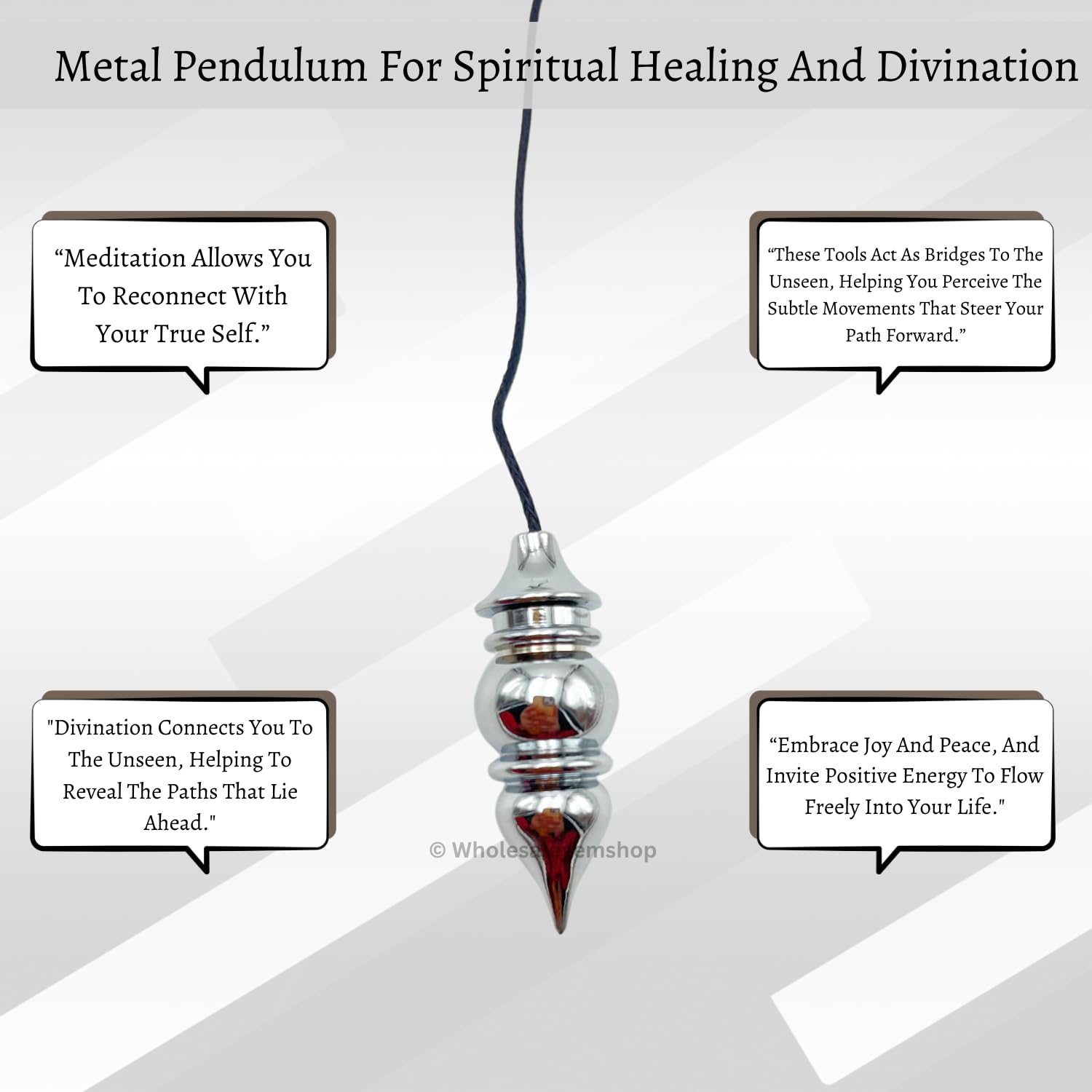 GEMSCITE compact pendulum designed for beginners and focused practice.